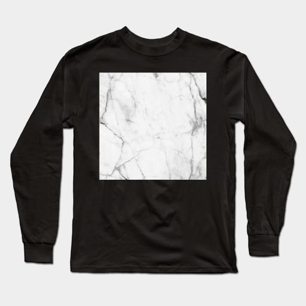 Marble Concrete Stone Texture Pattern Effect Dark Grain Long Sleeve T-Shirt by fivemmPaper